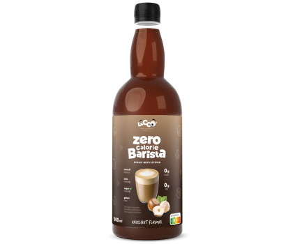 Zdrowa żywność AmerPharma LoCCo 0 kcal syrop Barista ze stewią o smaku Orzechowym